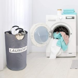 Large Collapsible Laundry Tote Basket